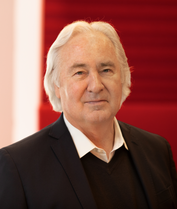 A professional photo of Dr. David K. Stevenson